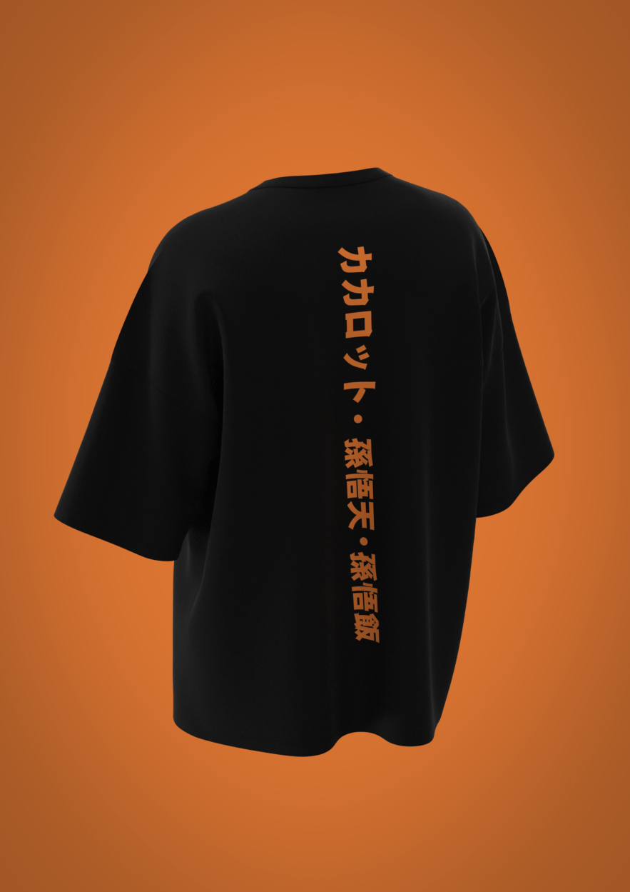 Moldes Camiseta OVERSIZE con Diseños de FAMILIA DRAGON BALL Z para sublimación