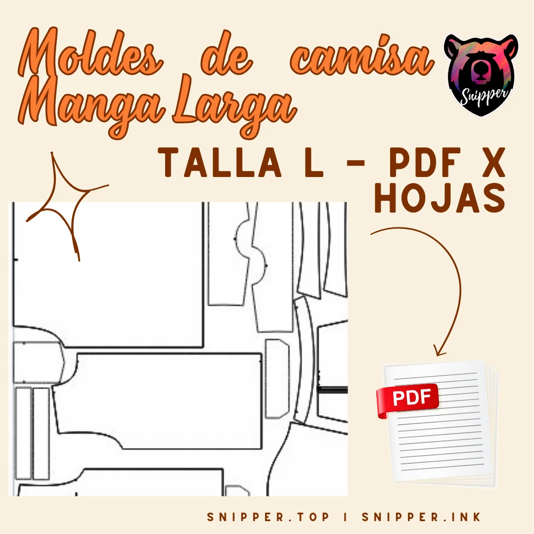 MOLDE-DE-CAMISA-MANGA-LARGA-TALLA-L-PDF-X-HOJAS