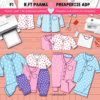Moldes y Patrones de Pijamas para Sublimación | PDF y CorelDraw | Imprime, Corta, Cose-Más de 90