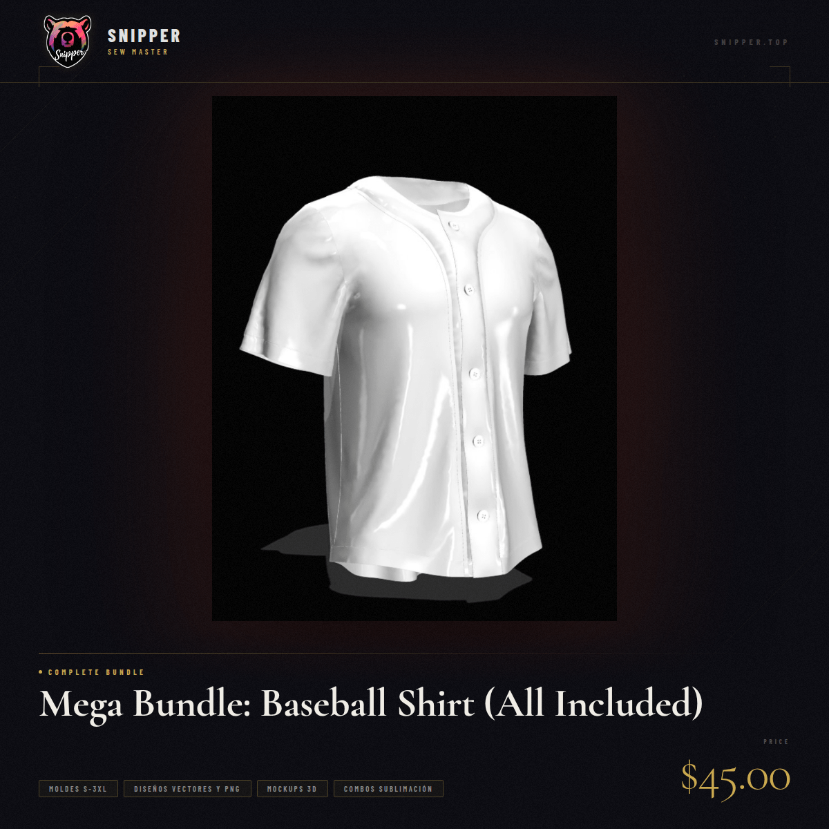 Mega Bundle: Baseball Shirt (All Included) 11