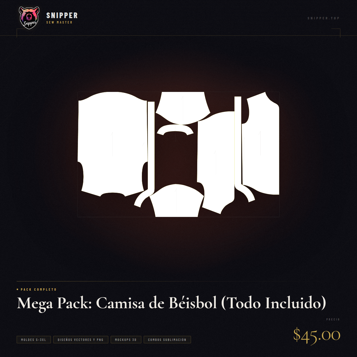 mega pack camisa béisbol 3