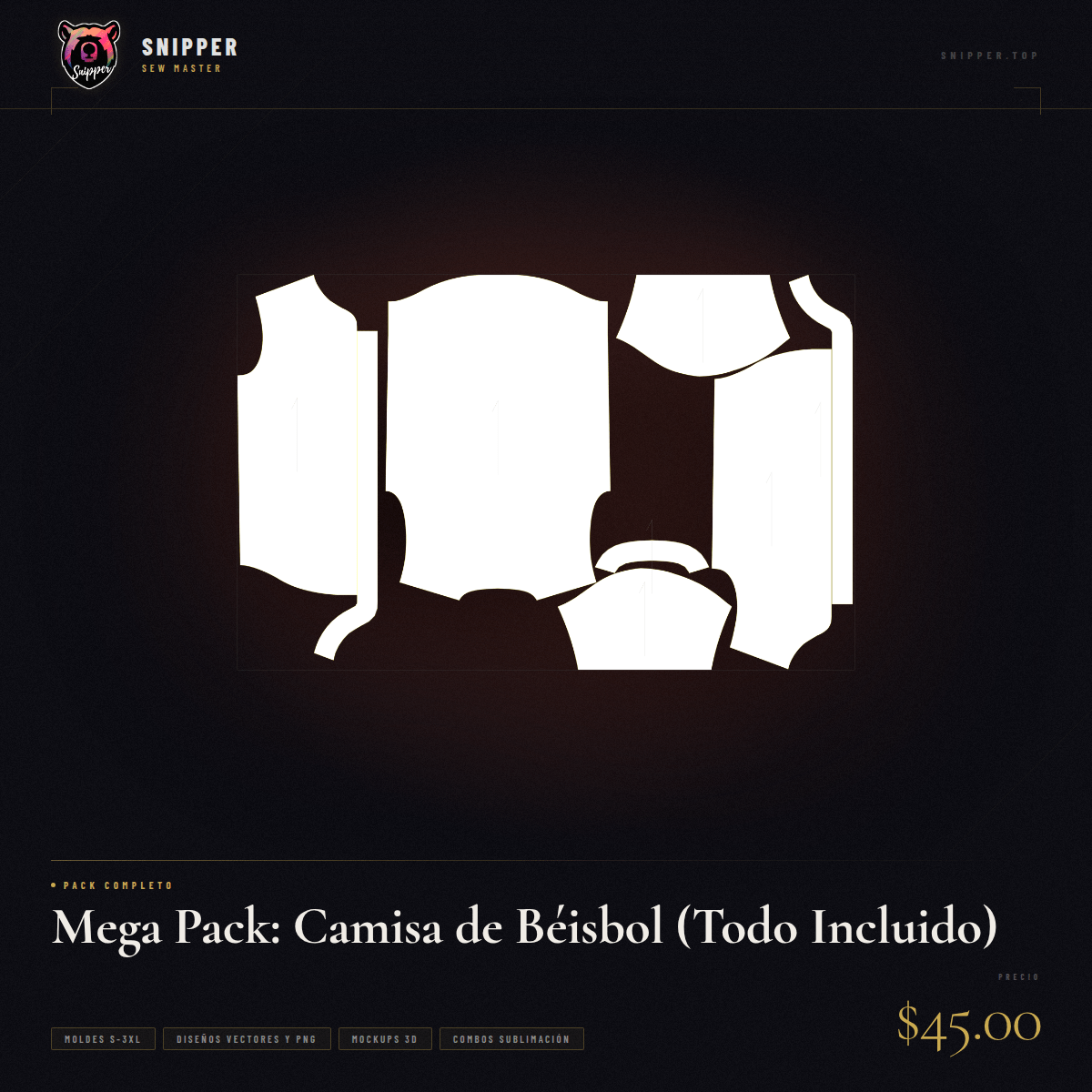 mega pack camisa béisbol 4
