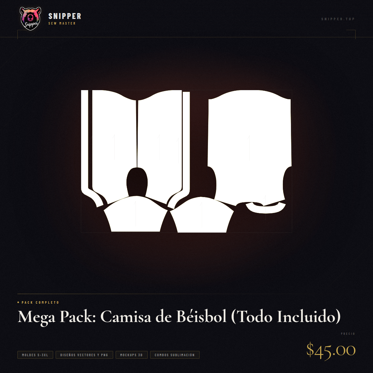 mega pack camisa béisbol 6