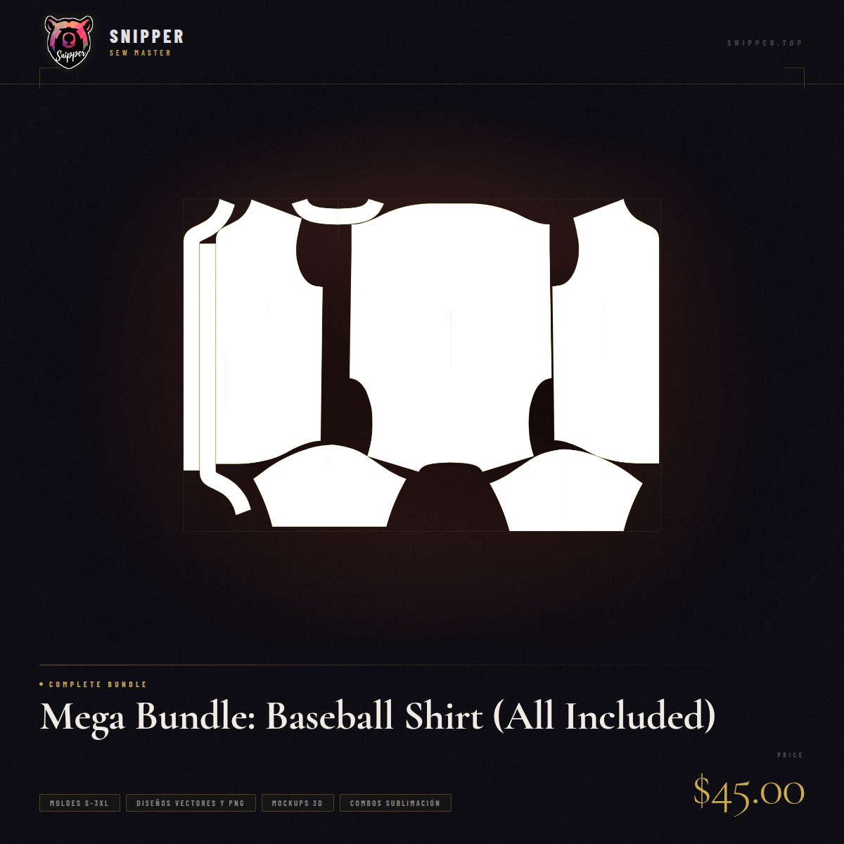 Mega Bundle: Baseball Shirt (All Included) 7