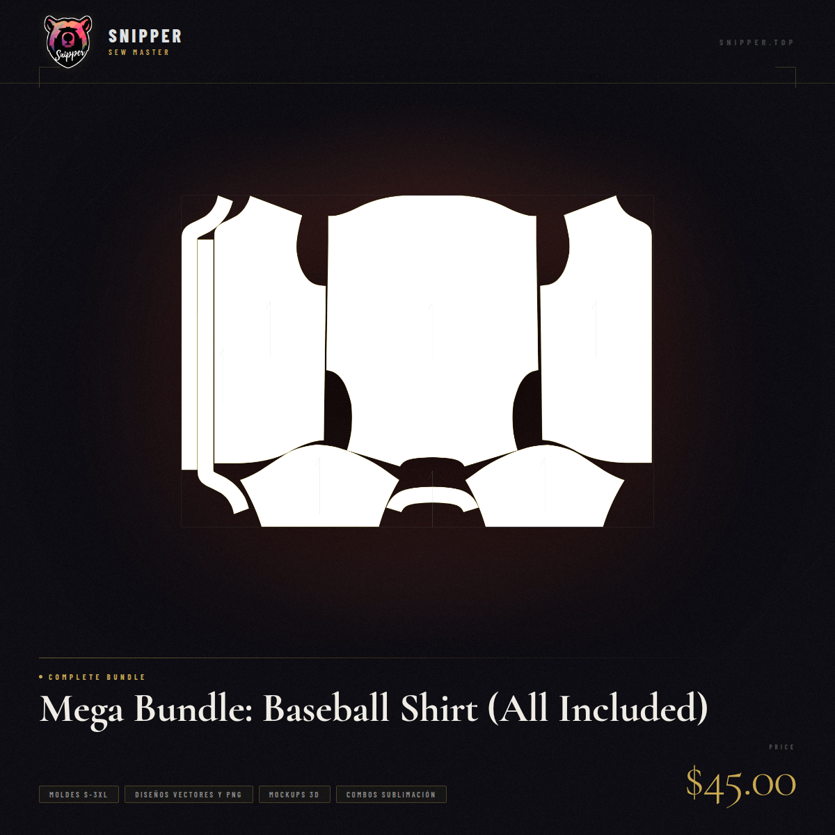 Mega Bundle: Baseball Shirt (All Included) 8